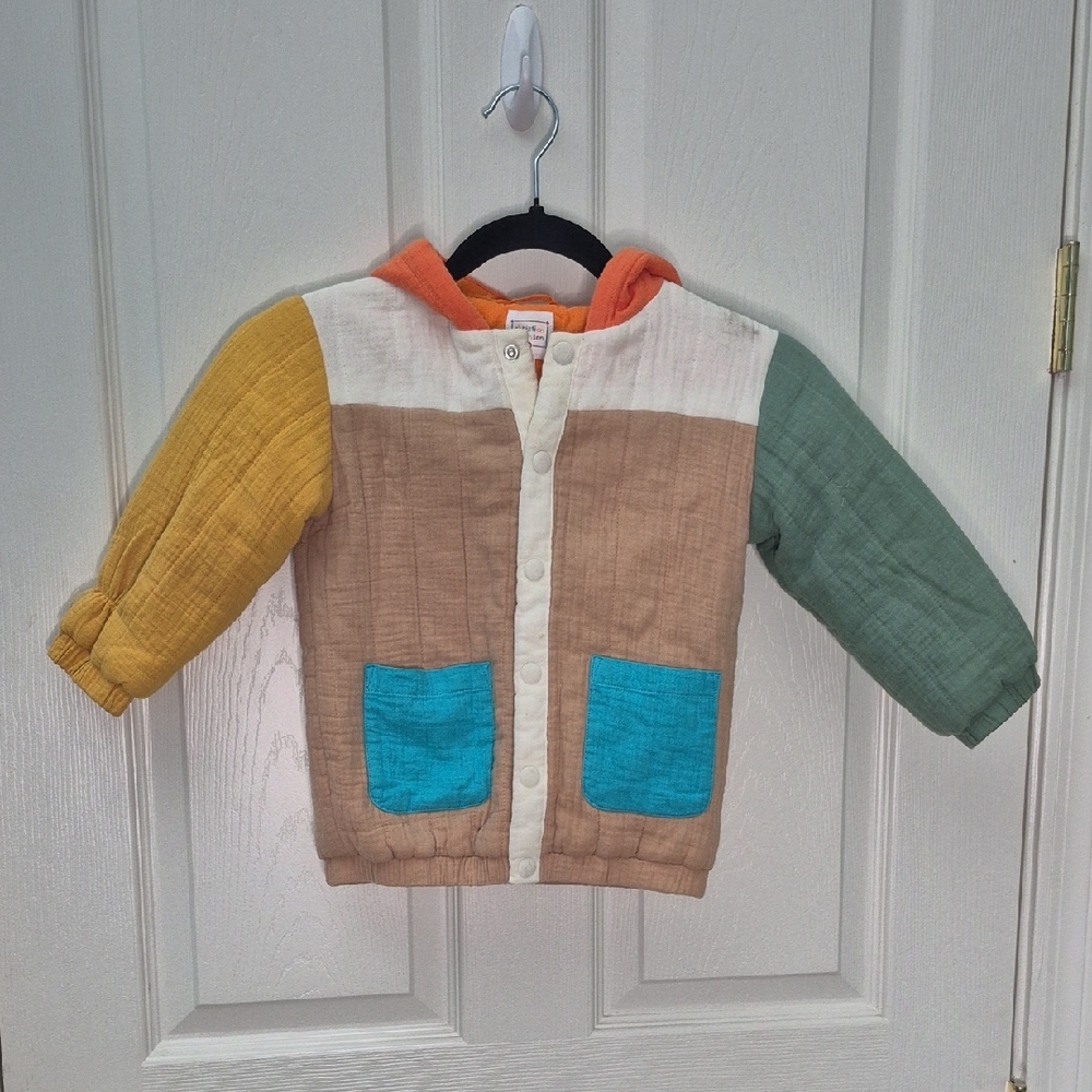 Colorful Kids Patchwork Jacket